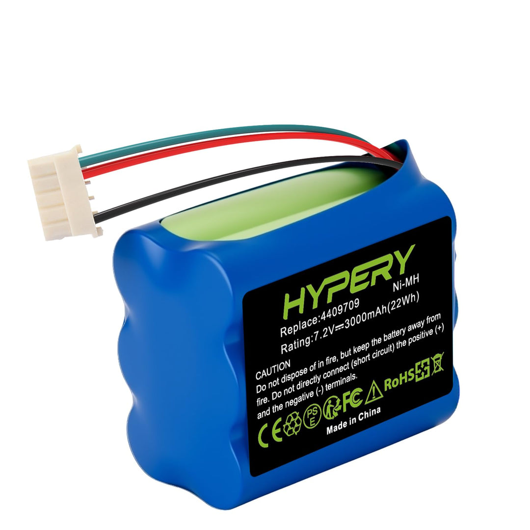 7.2V 3000mAh Ersatz NI-MH Akku für iRobot Braava 380 380T 390T 300 381 2000 Mint 5200 5200B 5200C Ak