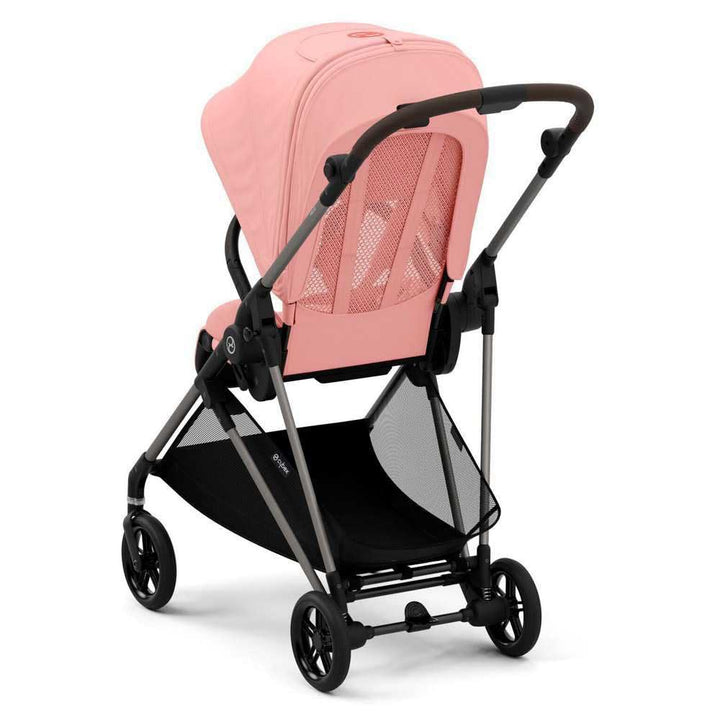 Poussette Citadine Ultra Légère Melio 3 - Taupe / Hibiscus Red