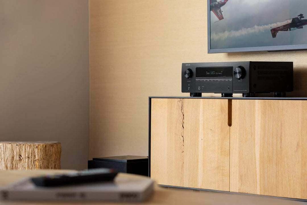 Denon AVC-X3800H 9.4-Kanal AV-Receiver, Verstärker mit Auro-3D, Dolby Atmos, DTS:X, 6 "8K-Eingänge u