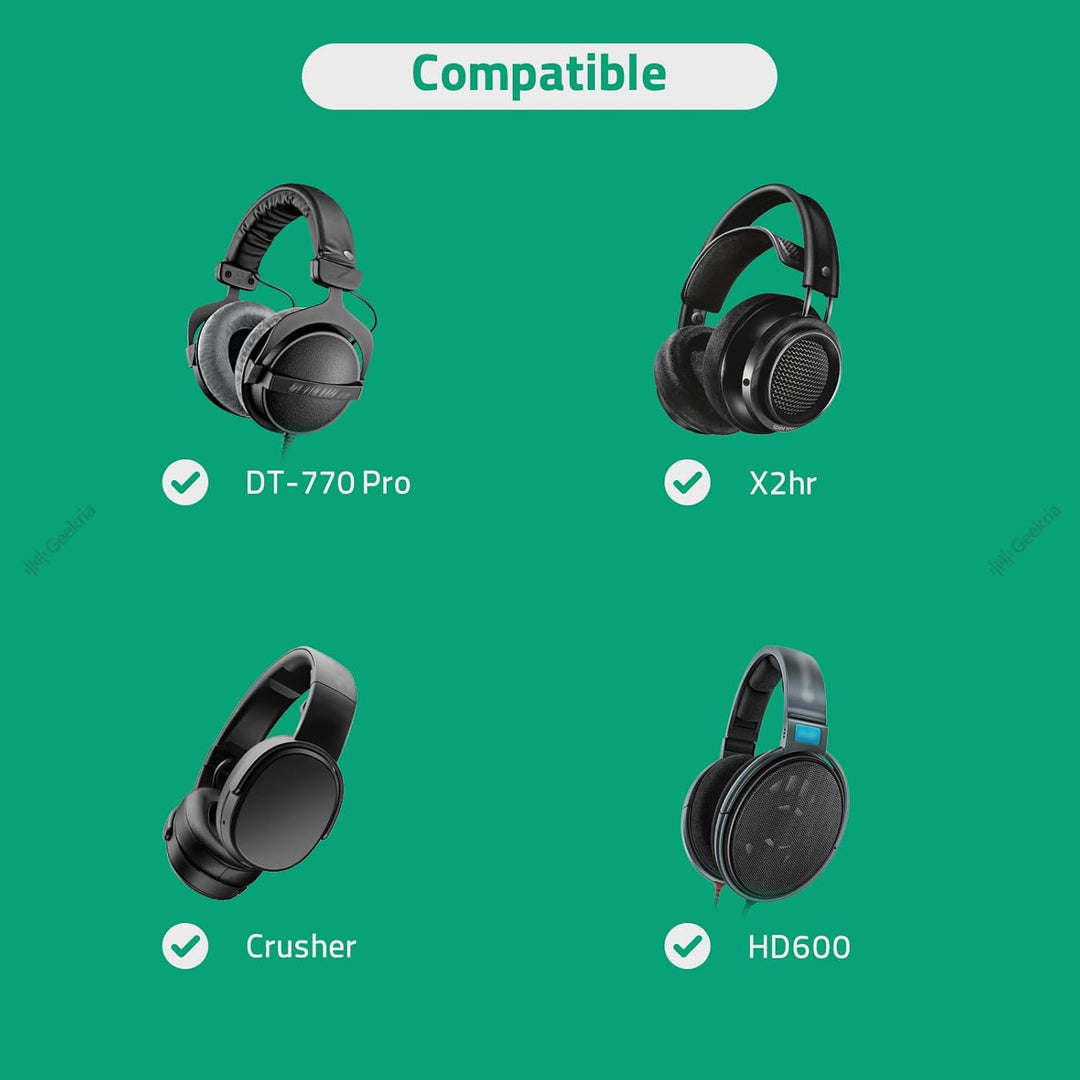 Geekria Tasche Kopfhörer für HD820, HD800 S, HD700, Beyerdynamic DT-1990 pro, DT-1770 pro, DT-790, D