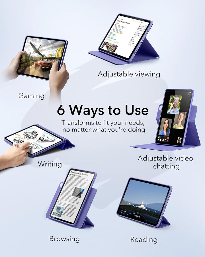 ESR Hülle kompatibel mit iPad Air 5 Generation 2022 Hülle/iPad Air 4 Generation 2020 Hülle, abnehmba