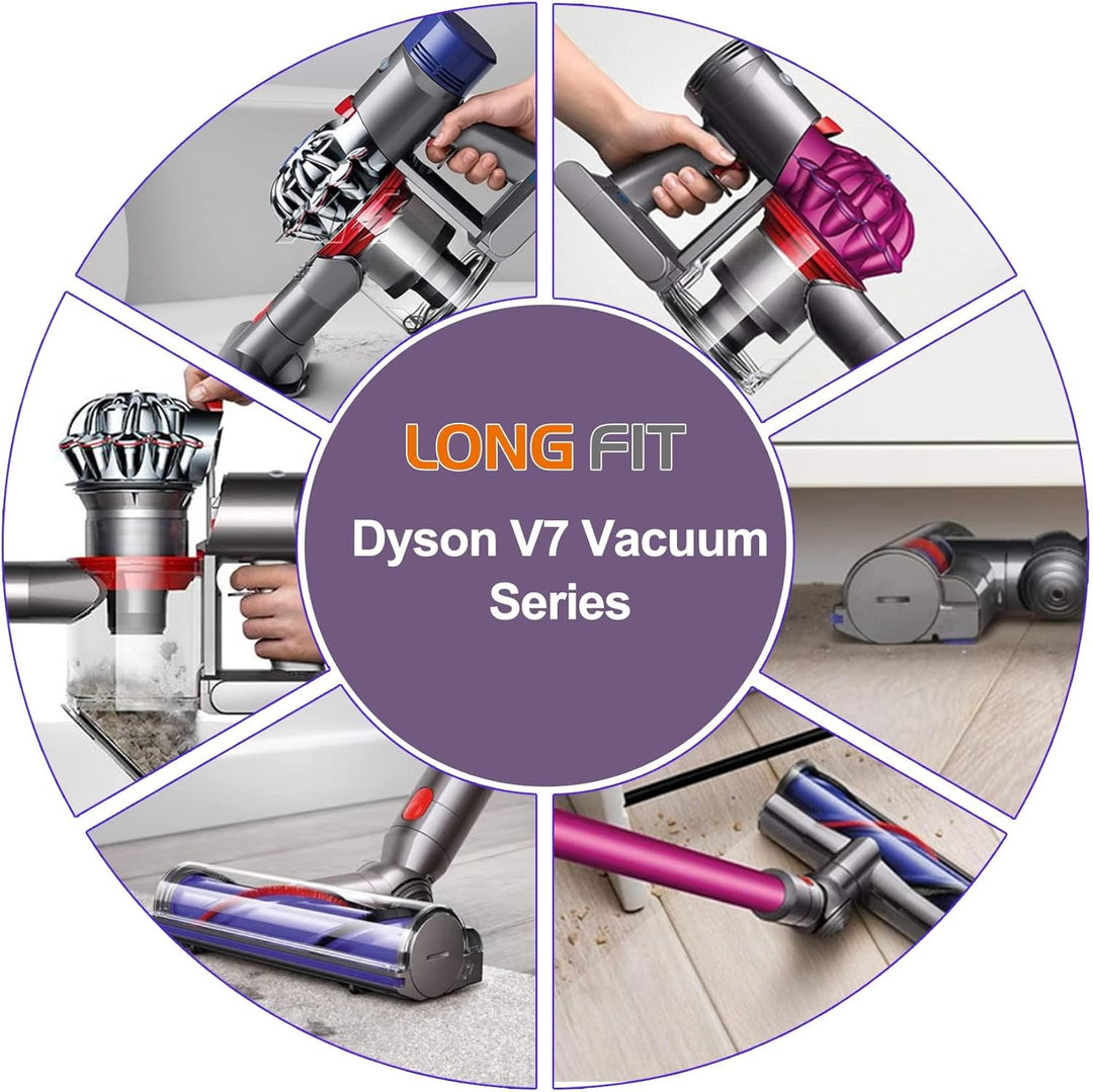 Akku für Dyson V7, LONGFIT 6500mah SV11 Li-ion Ersatzakku V7 Motörhead V7 Animal V7 Trigger V7 Cord