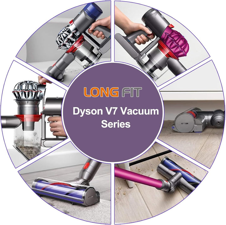 Akku für Dyson V7, LONGFIT 6500mah SV11 Li-ion Ersatzakku V7 Motörhead V7 Animal V7 Trigger V7 Cord