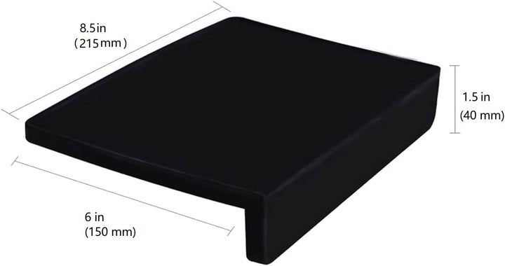 MiiCoffee Espresso-Tampermatte, schwarzes Silikon-Pad in Lebensmittelqualität, 20x15 cm, Kaffee-Tamp