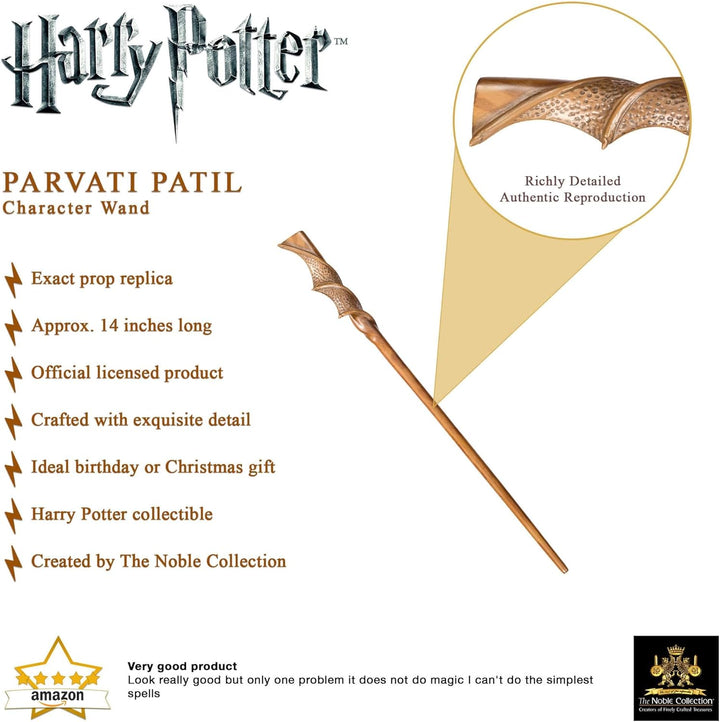 The Noble Collection Parvati Patil Character Zauberstab