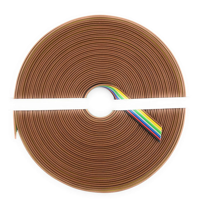 BELI-BECO L825/10 Kabel - Kupferlitze 8 x 0,25 mm² - Flachleitung 8-adrig - 8-Farben: Schwarz, Rot,