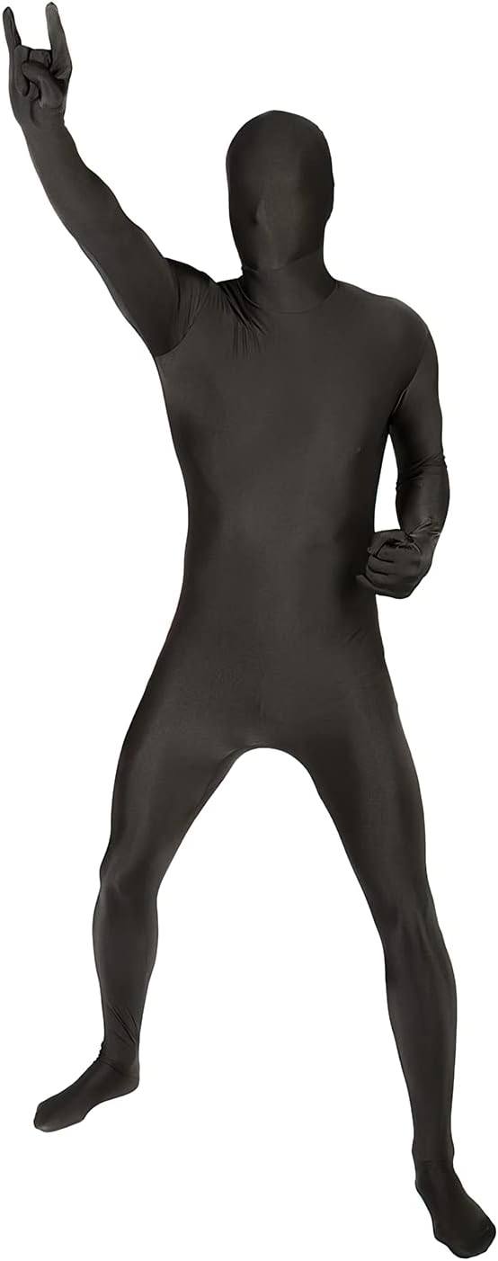 Morphsuits Ganzkörperanzug Herren Schwarz, Body Suit, Grösse XL, XL