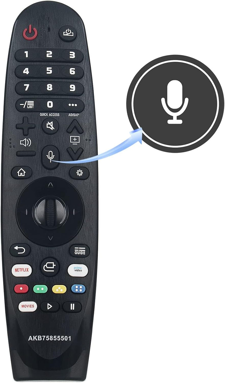 Ersetzte Sprachfernbedienung Passend für LG AN-MR20GA Magic Remote Fernbedienung AKB75855501,ZX, WX,