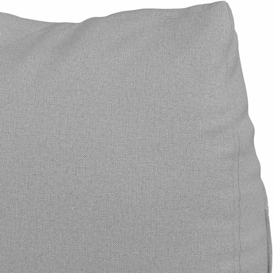 vidaXL Rückenkissen Wolkengrau 45 x 20 x 35 cm Stoff, Kissen für Wohnzimmer, moderner Bezug, abnehmb