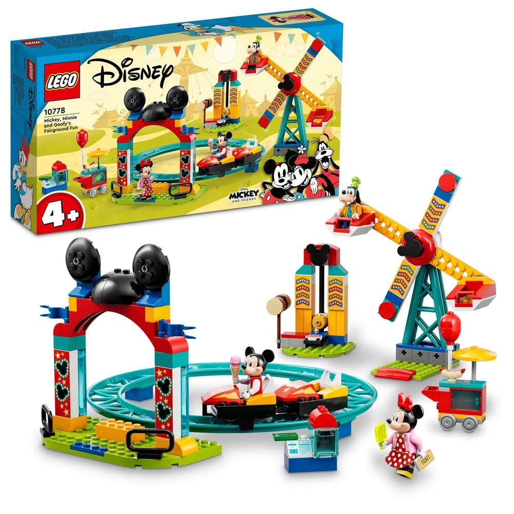 LEGO 10778 Mickey and Friends Micky, Minnie und Goofy auf dem Jahrmarkt Single, Single
