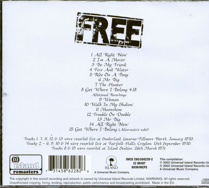 Live, Audio-CD