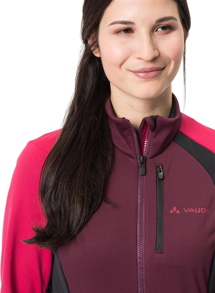 VAUDE Damen Women's Posta Softshell Jacket Jacke 36 cassis, 36 cassis