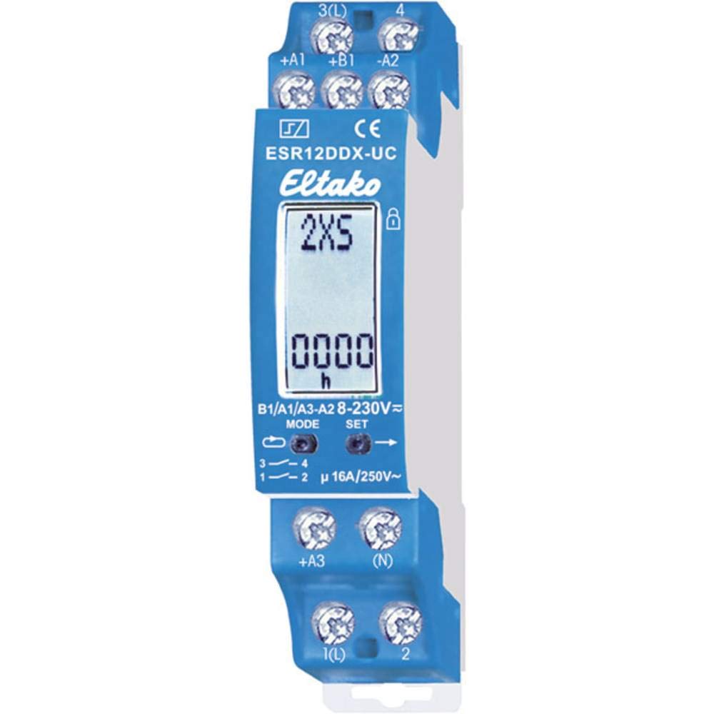 Eltako Stromstoss-Schalter Hutschiene ESR12DDX-UC 2 Schliesser 230V 8A 2000W 1St.
