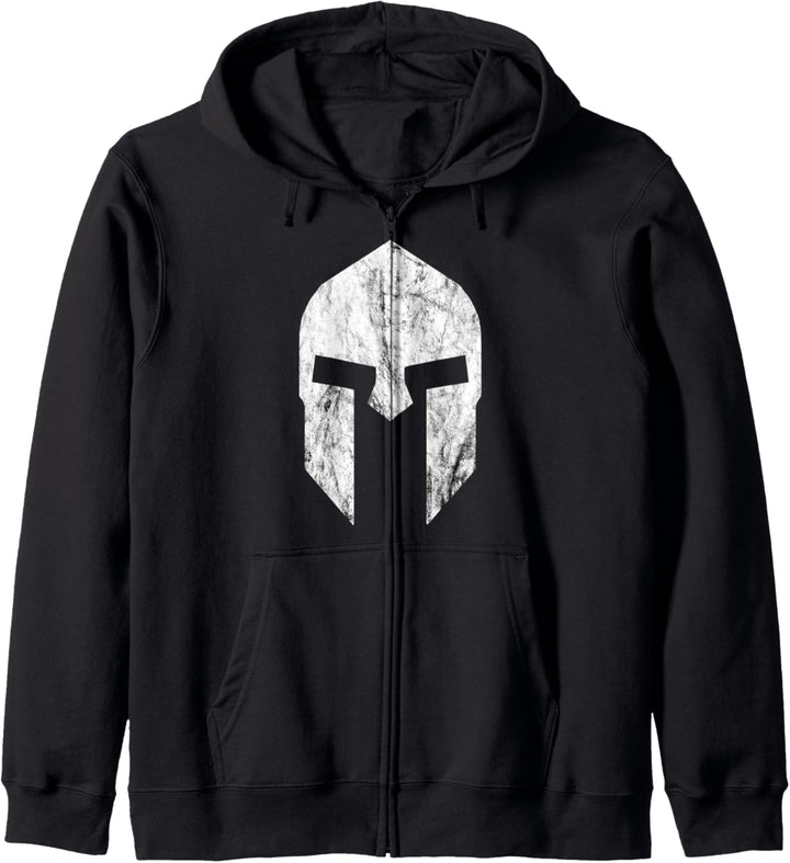 Spartaner Gladiatoren Helm Warrior Spartacus Sparta Kapuzenjacke