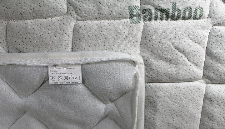 Premium Bamboo - Bambus Wasserbettbezug - hochwertiger Wasserbetten Bezug/Auflage - atmungsaktiv & k