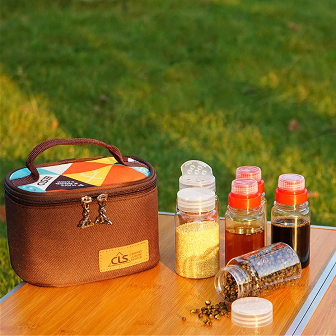 Joyeee Leeres Camping-Gewürz-Set, sicherer Kunststoff – PET, 3 Stück 76,5 ml flüssige Gewürzflaschen