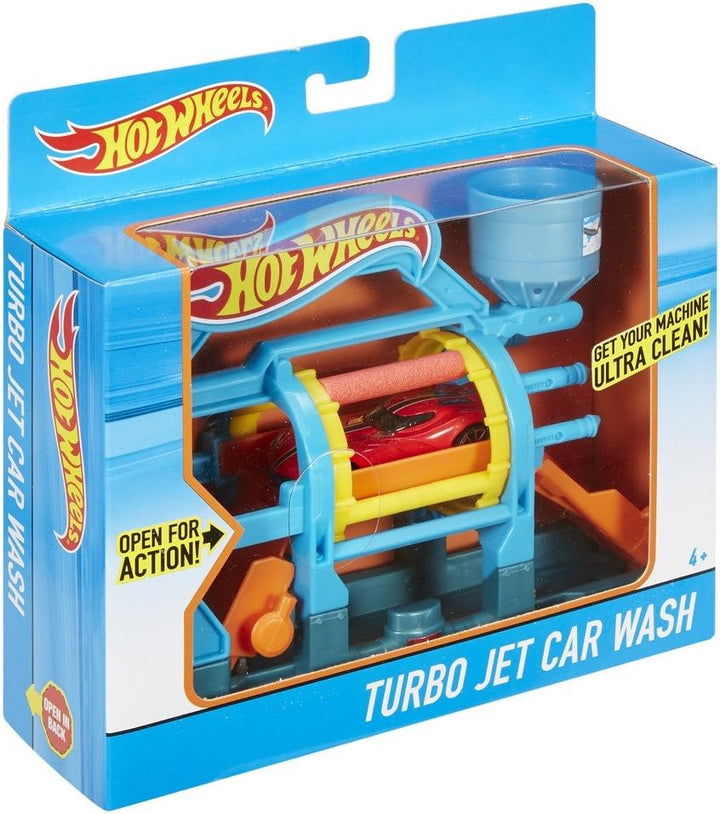 Hot Wheels Ausklappspielset Turbo-Waschanlage