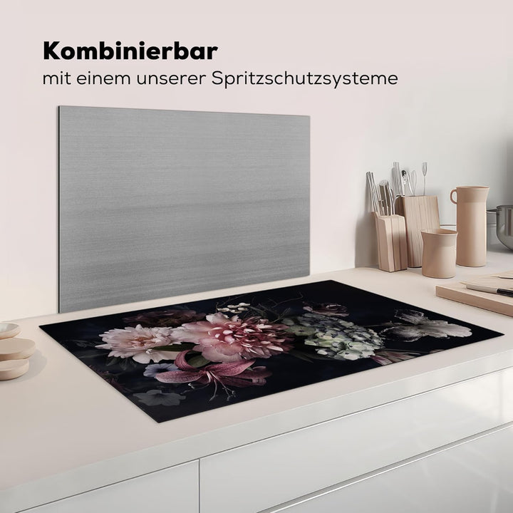 Herdabdeckplatte Einteilig Herdabdeckung Abdeckplatte für Ceranfeld Abdeckung Induktionskochfeld Auf