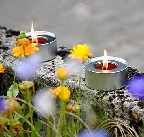 10 St. Marschall-Lichter, Flammschale, Feuerschale, Outdoorkerzen, Partyfeuer, Brenndauer 4 Stunden