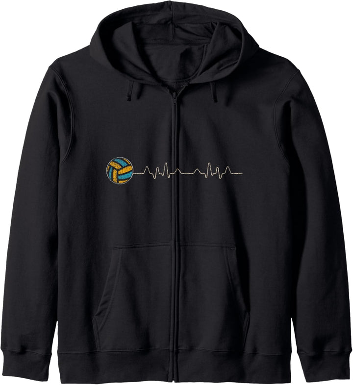 Water Polo Player Gift Heartbeat Kapuzenjacke
