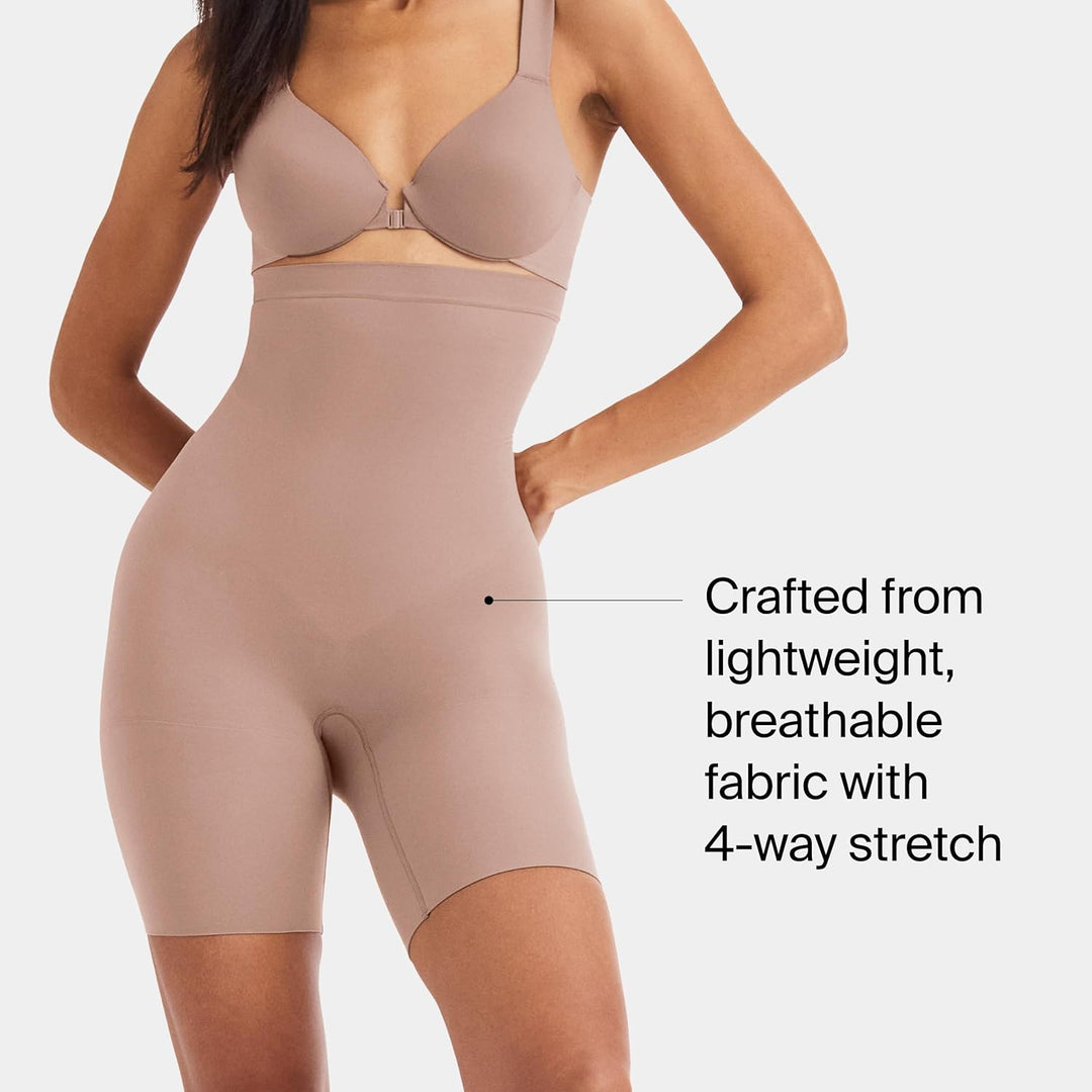 Spanx Damen Higher Power Short Waist Shapewear S Waist Shapewear Café Au Lait, S Waist Shapewear Caf