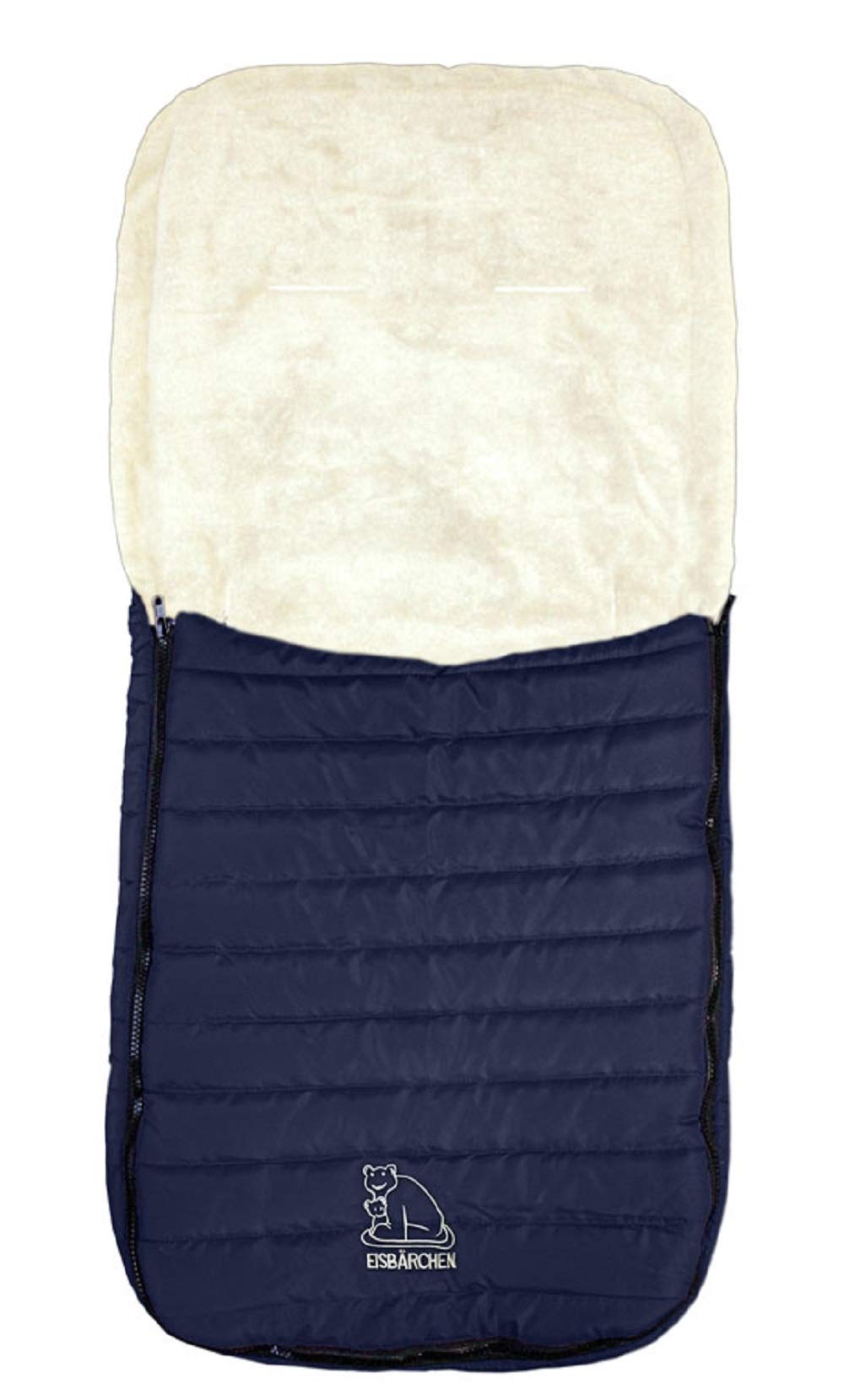 Heitmann Eisbärchen Steppfusssack Winterfusssack/Babyfusssack Universal für Babyschale, Autositz/Win