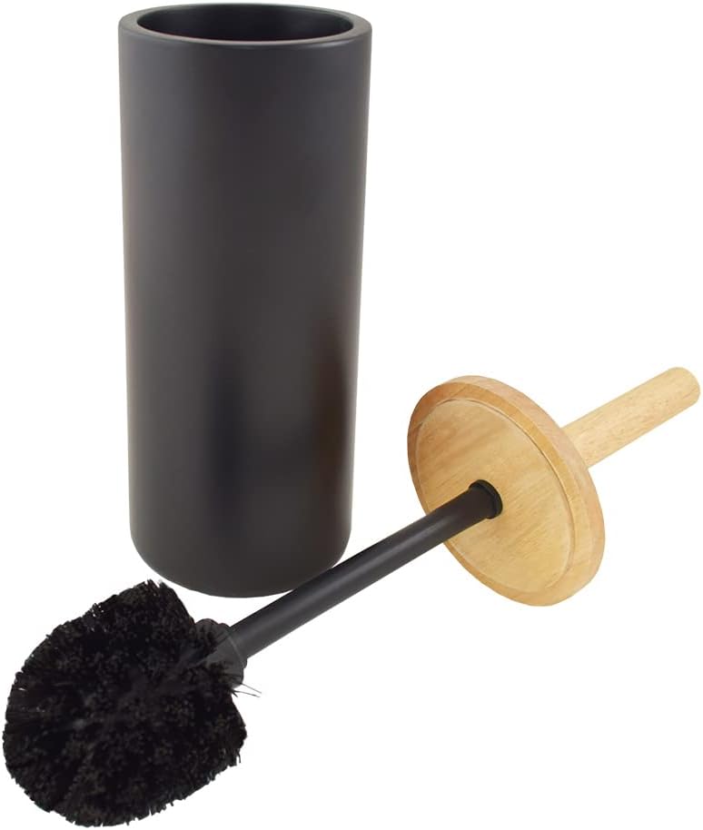 SEPIO - Tokyo Black Klobürste | Toilettenbürste | WC Bürste | Badezimmer Deko | Schwarz | Bad | | Zu