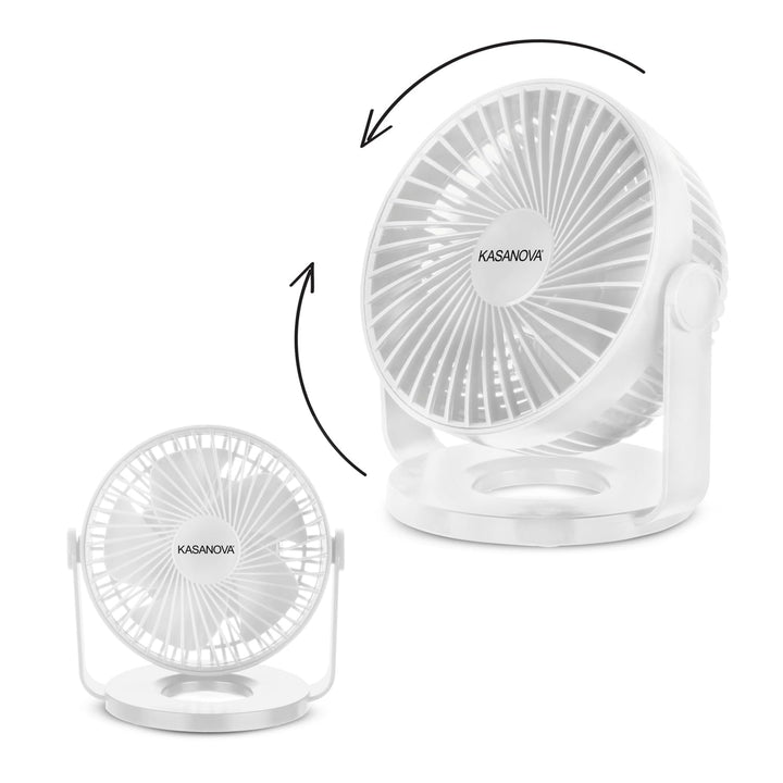 KASANOVA MINI-VENTILATOR W 5 WEISS, Weiss