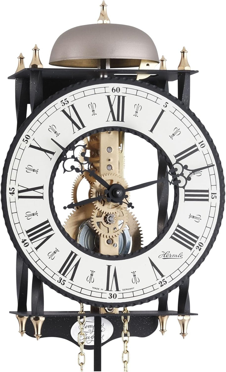 Hermle Mechanische Skelettuhr mit Metallräderwerk Lester- 70503-000701