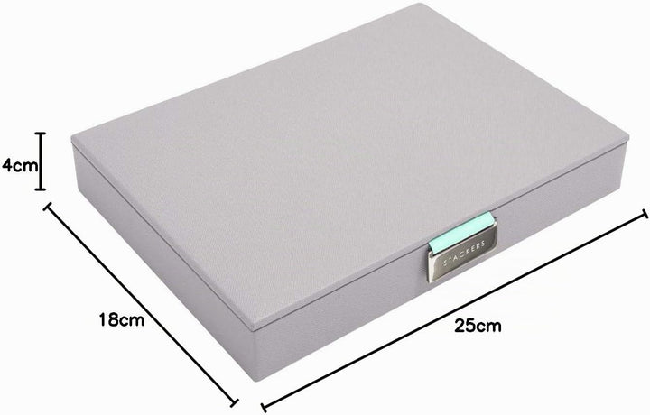 Stackers Grau Mint Klassisch Schmuckschatulle Deckel Dove Grey/Mint, Dove Grey/Mint