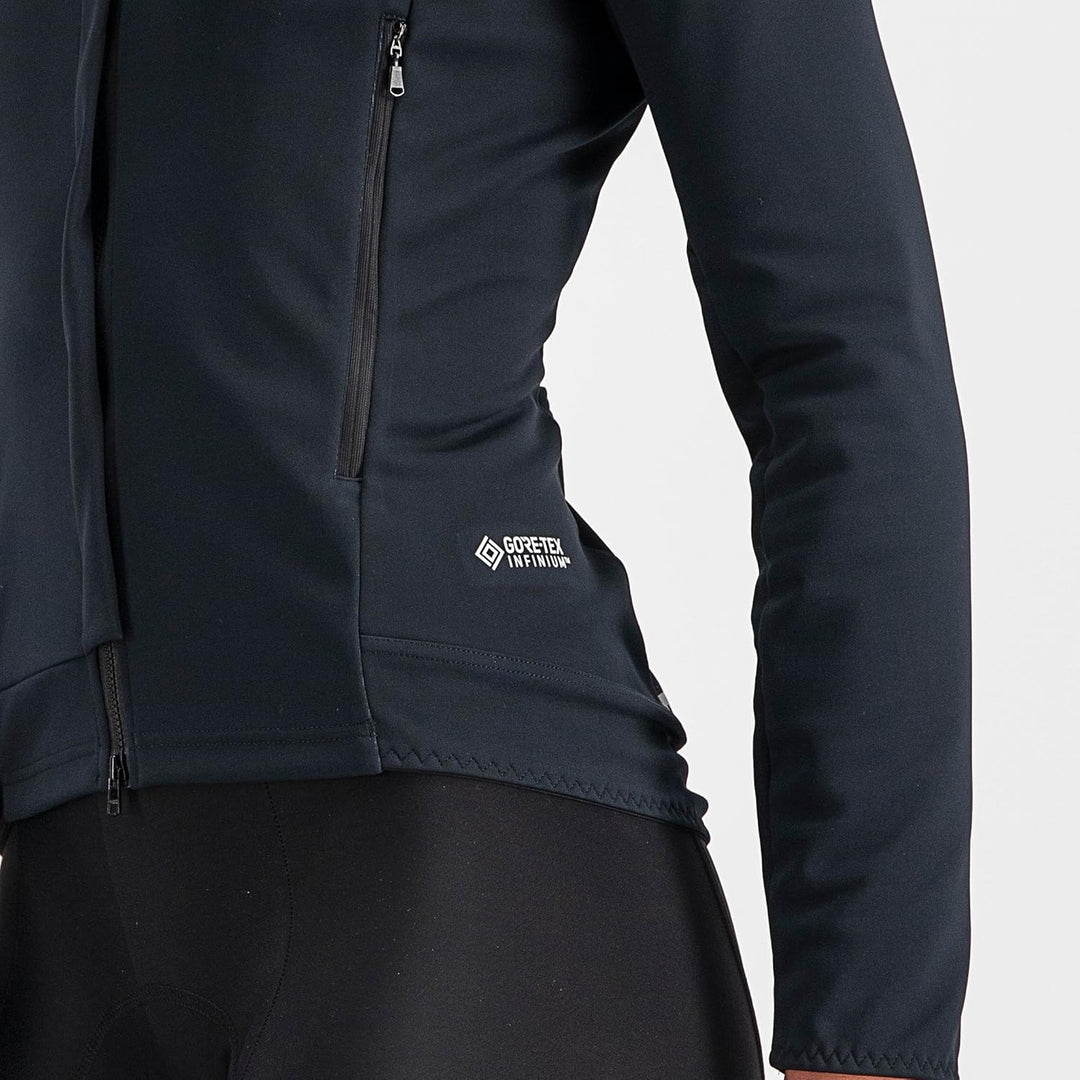 Castelli Women's Perfetto RoS 2 Jacket for Road and Gravel Biking I Cycling, LIGHT BLACK/BLACK