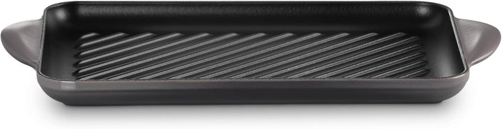 Le Creuset Rechteckige Grillplatte aus Gusseisen, 32 cm, Für alle Herdarten inkl. Induktion geeignet