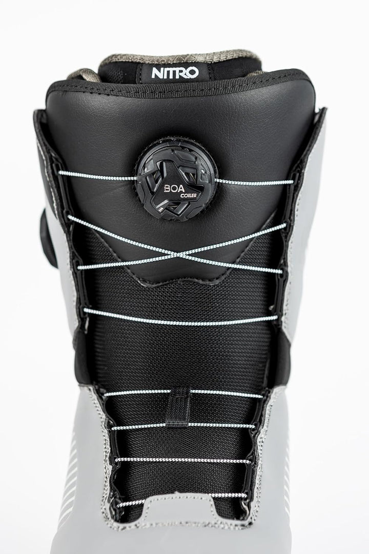 Nitro Herren Club BOA Dual Zone, All Mountain Freeride Freestyle Schnellschnürsystem Boot Snowboardb