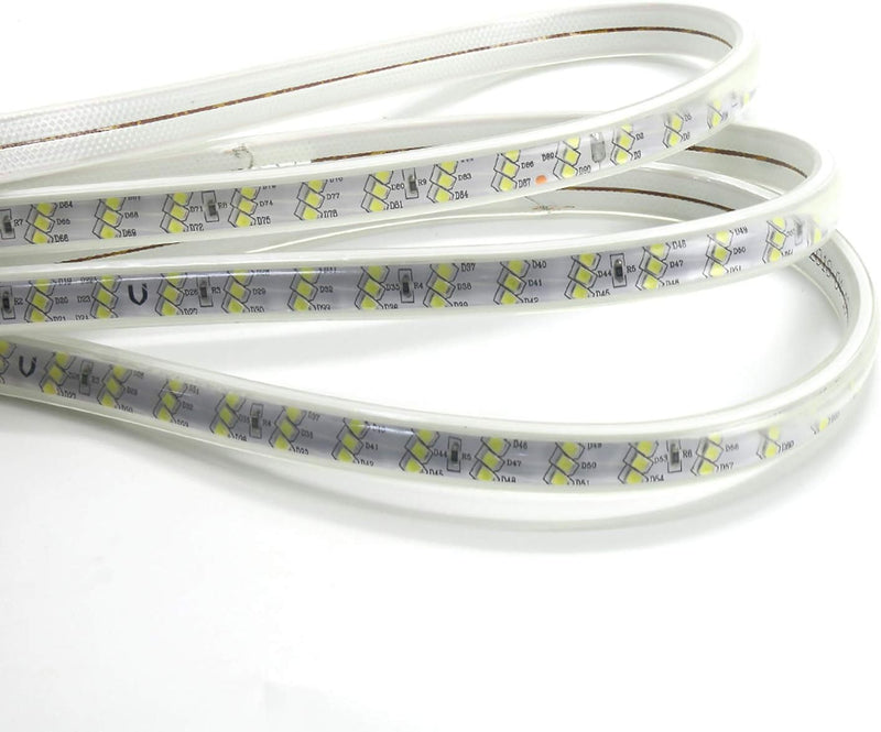 FOLGEMIR 15m LED Band – Kalt Weiss, 3 schiefe Reihen 2835 SMD 180 Leds/m Strip, ganz helle Beleuchtu