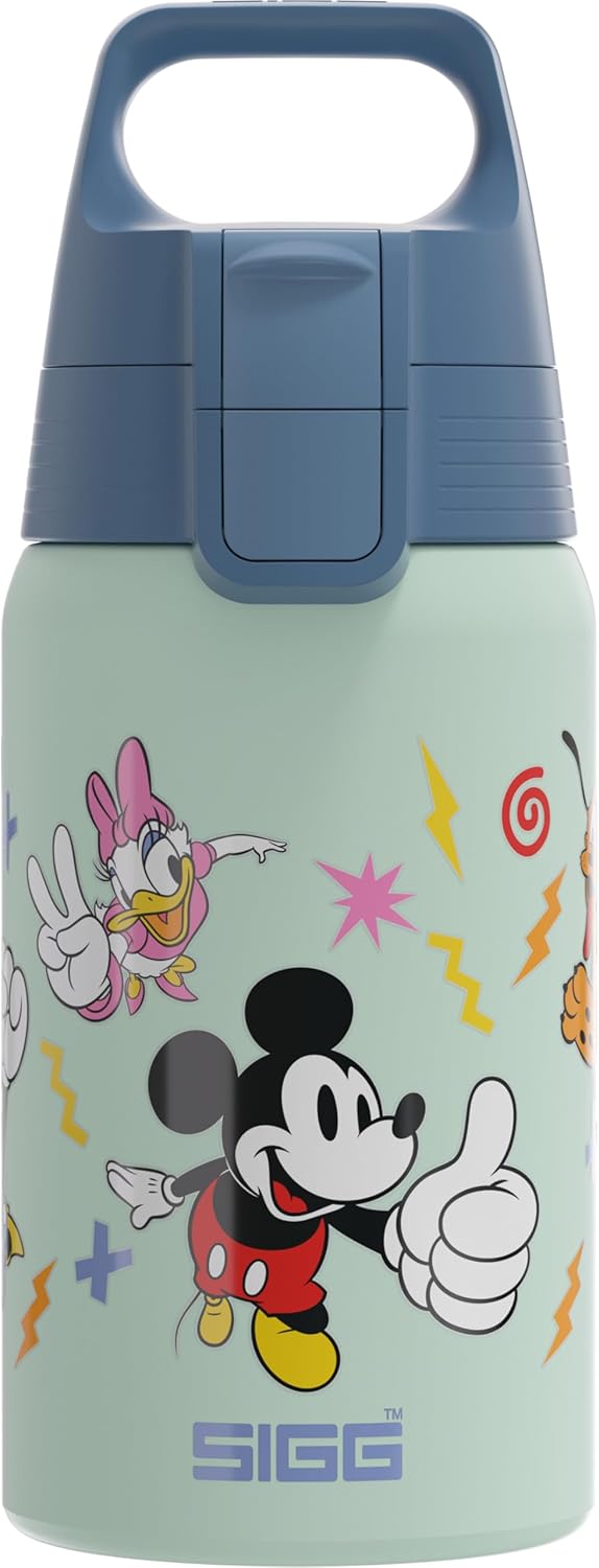 SIGG - Edelstahl Trinkflasche Kinder - Shield One - Für Kohlensäurehaltige Getränke Geeignet - Ausla