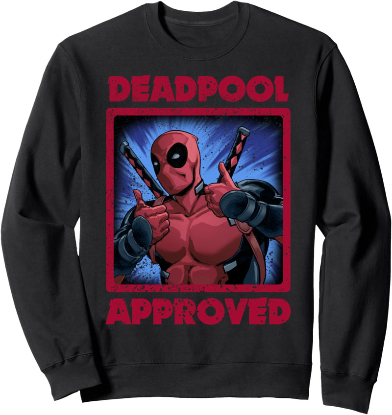 Marvel Deadpool Two Thumbs Up Approved Sweatshirt