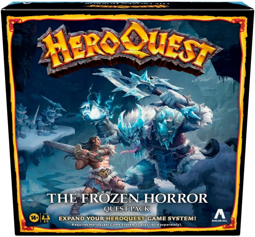 Hasbro F5815 Heroquest Frozen Horror Spiel, Mehrfarbig The Frozen Horror (Quest Pack), The Frozen Ho