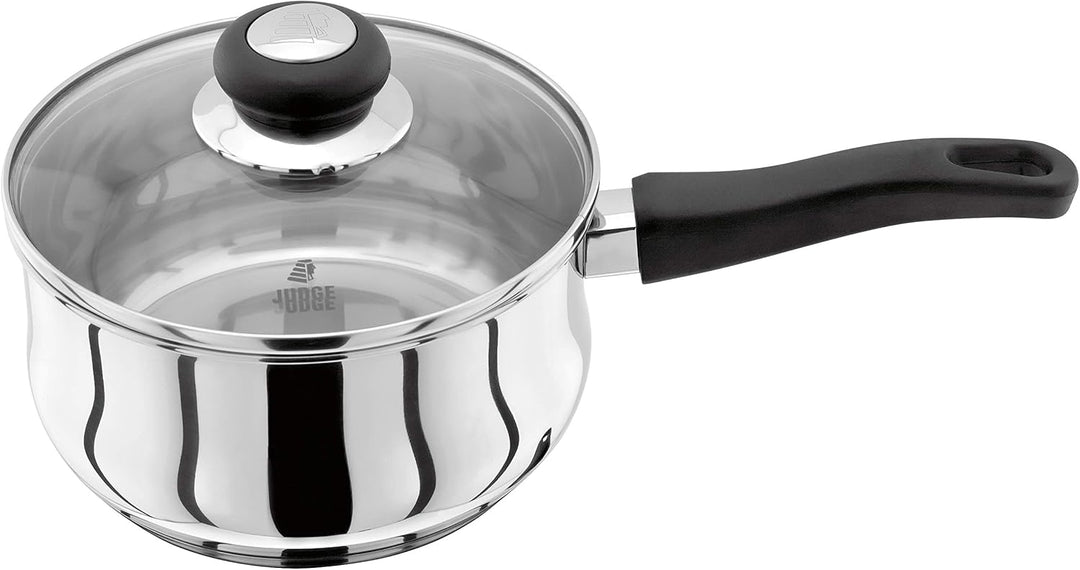 JUDGE JJH1 Vista Topf Set, 6-teilig, Edelstahl, Silber, 50.4 x 34.2 x 27.4 cm 3 Liter, 3 Liter