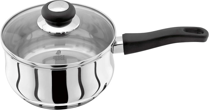 JUDGE JJH1 Vista Topf Set, 6-teilig, Edelstahl, Silber, 50.4 x 34.2 x 27.4 cm 3 Liter, 3 Liter