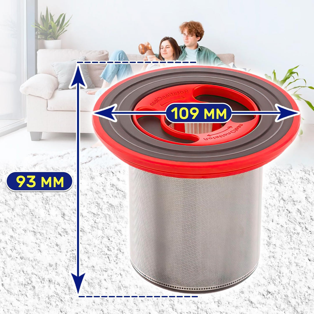 HEPA Filter für Akku Staubsauger mit dem Originalcode 12040193 für Bosch Unlimited 7 - MADE IN GERMA