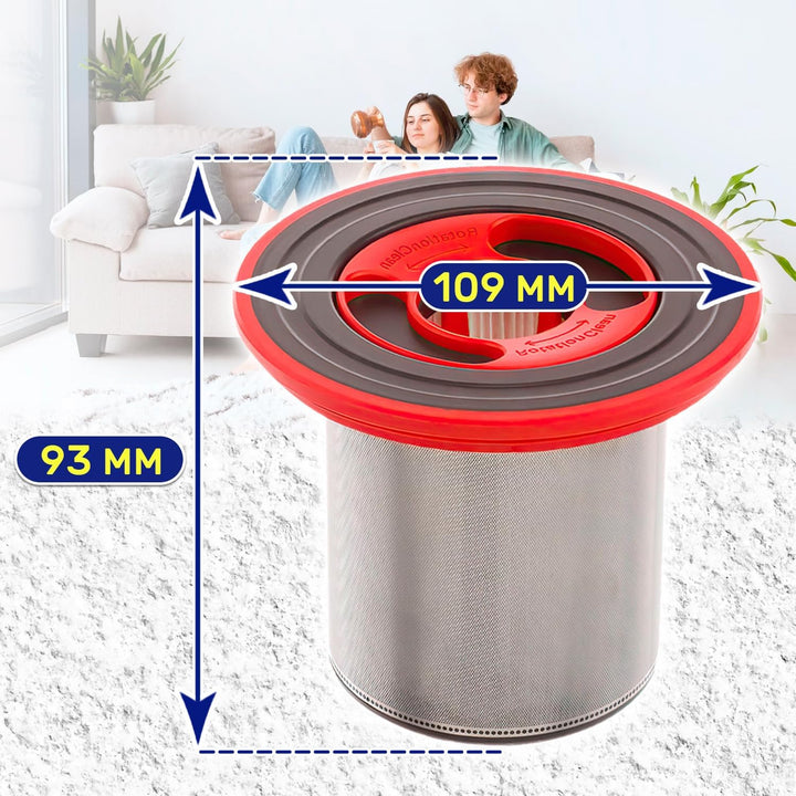 HEPA Filter für Akku Staubsauger mit dem Originalcode 12040193 für Bosch Unlimited 7 - MADE IN GERMA