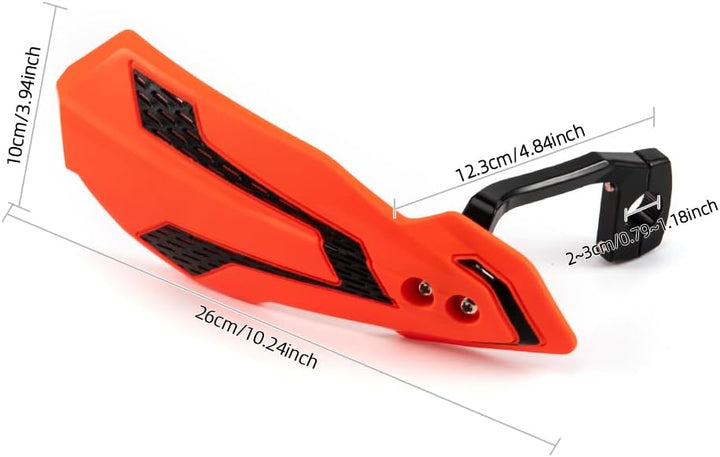 APEBAZY Handprotektoren Motorrad Universal Motorrad Handschutz Passend für 22 mm 25 mm und 28 mm Len