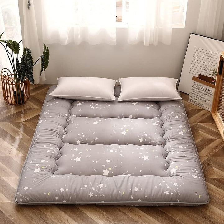 MAXYOYO Japanische Bodenmatratze Futonmatratze, Verdicken Tatami Matte Isomatte Faltbare Roll-Up Mat