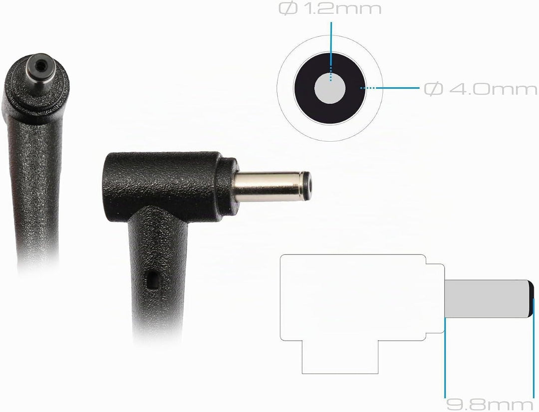 Asus 0A001-00441200 Original Netzteil 65 Watt EU Wallplug Normale Bauform für X201E, ZenBook UX52VS,