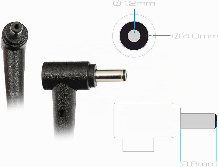 Asus 0A001-00441200 Original Netzteil 65 Watt EU Wallplug Normale Bauform für X201E, ZenBook UX52VS,