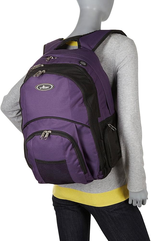 Everest Gepäck Laptop Rucksack, schwarz (schwarz) - 7045LT-BK Einheitsgrösse Schwarz, Einheitsgrösse