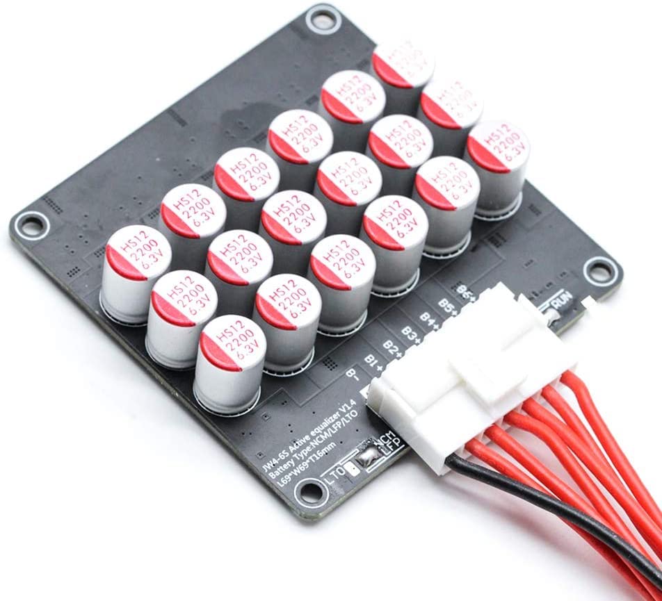 TECNOIOT 6S 5A Li-Ion Lifepo4 LTO Lithium Active Equalizer Balancer Kondensator 4S 5S 6S
