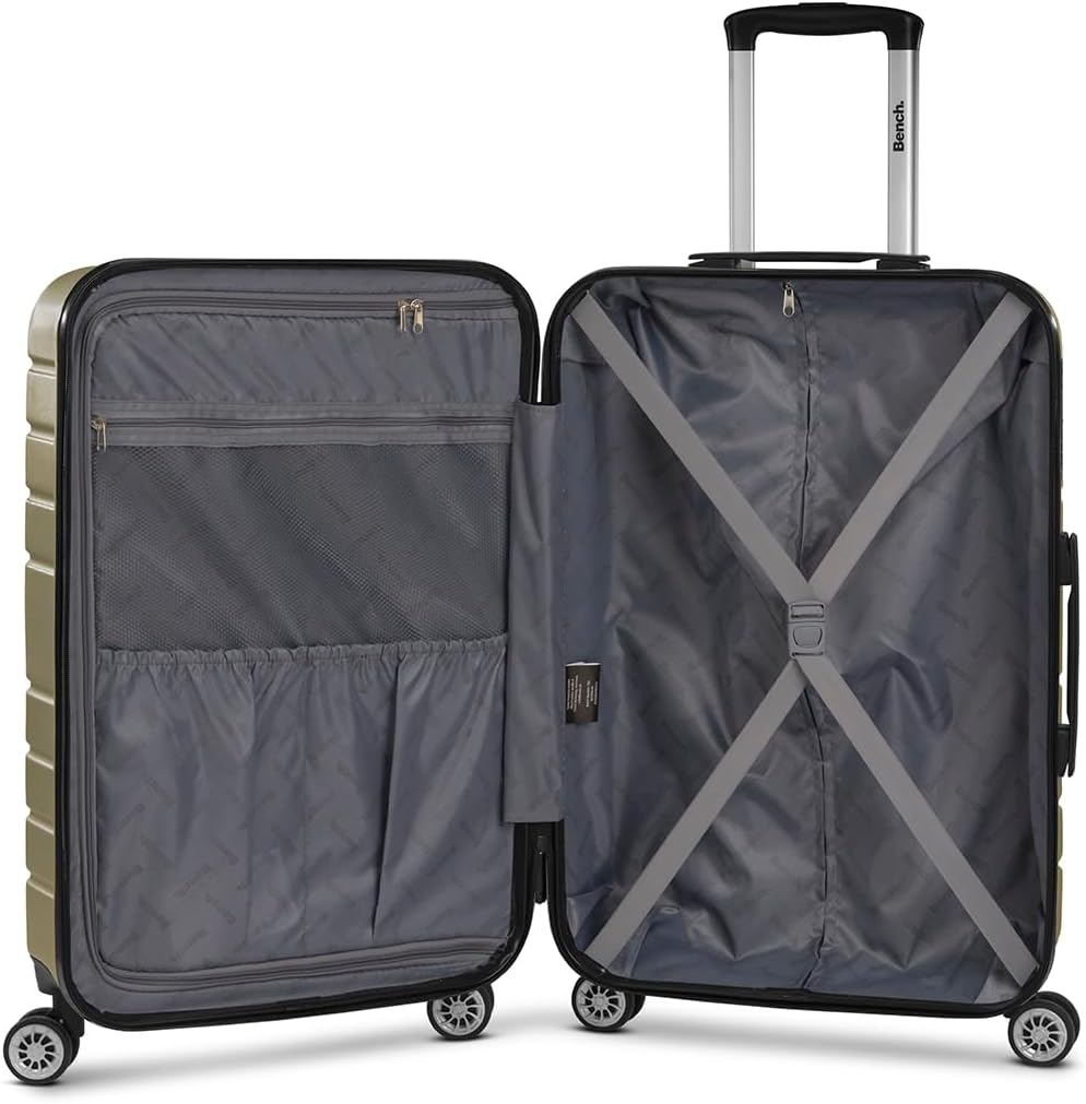 Bench Hartgepäck Koffer-Set 3-teilig | Reise-Trolleys aus hochwertigem, robustem ABS Material | für