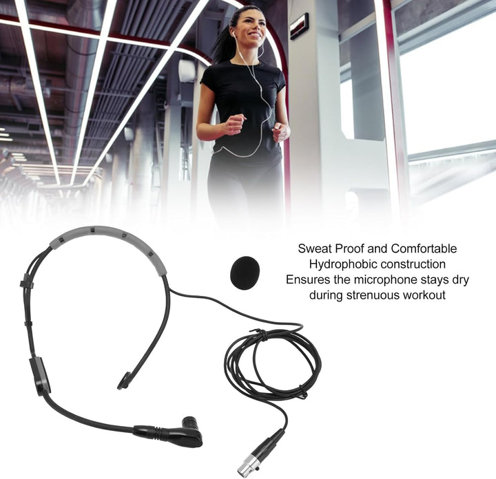 Kopfbügelmikrofon für Shure PGA31 SM31 SM35 Wireless-System, Headset-Kondensatormikrofon, mit TQG-An