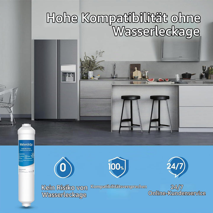 Waterdrop Kühlschrank Wasserfilter Ersatz für Samsung® DA29-10105J HAFEX/EXP, DA2010CB, HAIER® LG® I